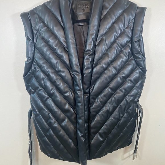NWT BlankNYC Faux Leather Vest - Picture 7 of 12